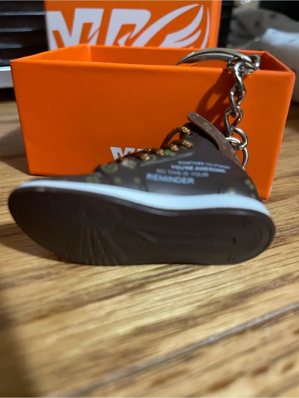 MPK - LV Designer Brown Mini Sneaker Keychain - Unisex Accessorie.In retail box